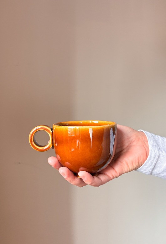 kubki i filiżanki Filiżanka, 220 ml  vintage retro [jasny miód]