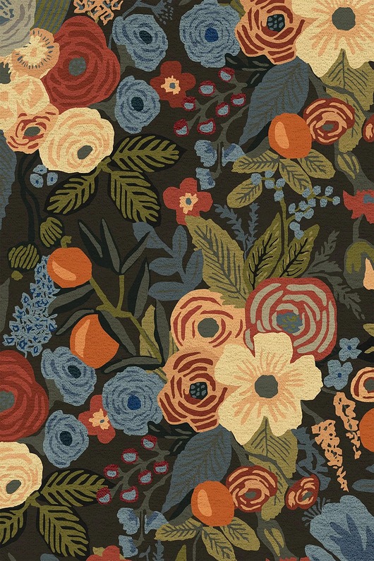 dywany Dywan Dekoracyjny Wielokolorowy z Wzorem Kwiatowym 120x180 cm