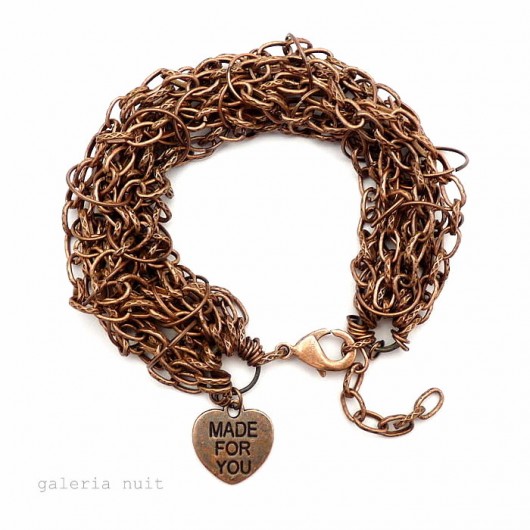 made for you - bransoletka miedziana galeria nuit