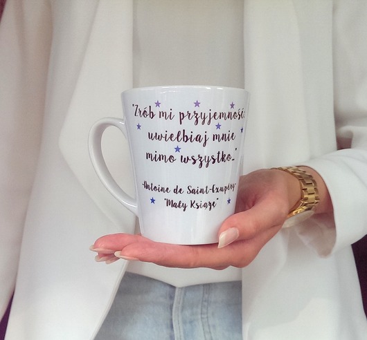 Kubek Latte "Mały Książę" Uwielbiaj mnie FarrowDesign