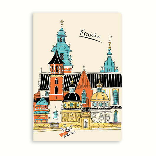 Zeszyt Kraków Katedra na Wawelu Gliniana Kura