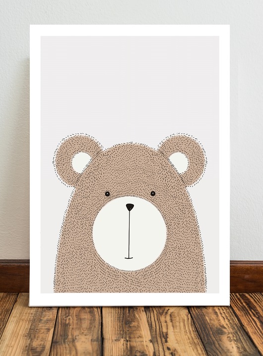 Miś plakat | 50x70 cm Miss Rabbit Mr Fox