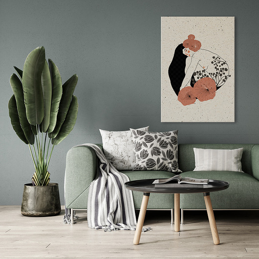 obrazy Obraz na płótnie Kobieca Harmonia 50x70cm