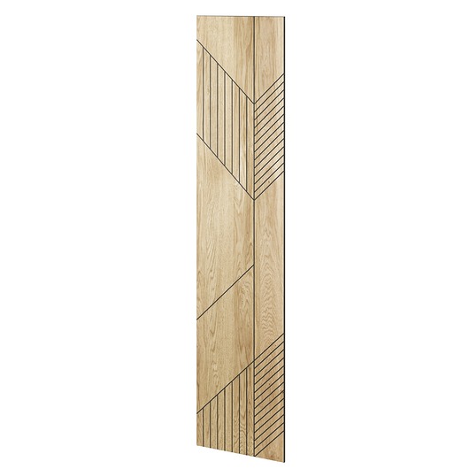 Ozdoby na ścianę Panel frezowany - Stockholm - 60x275 cm