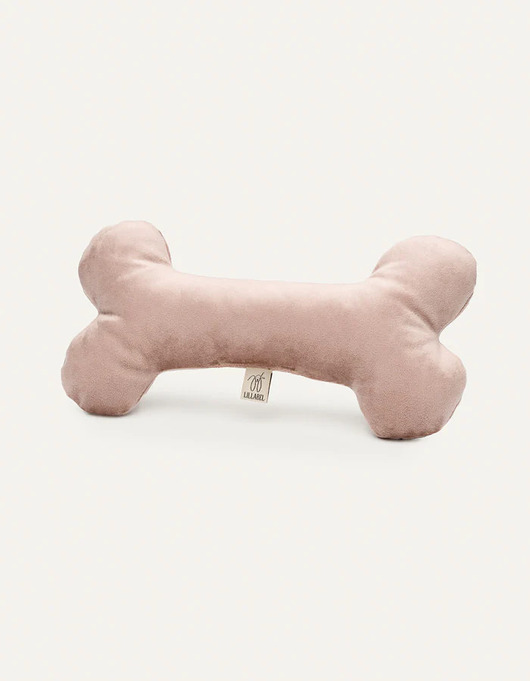 Zabawki dla zwierząt Pluszowa kość FETCH dusty rose