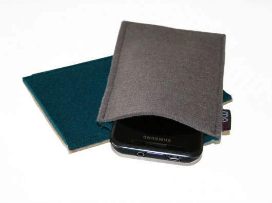 Iphone Etui Turquise&Gray moo studio