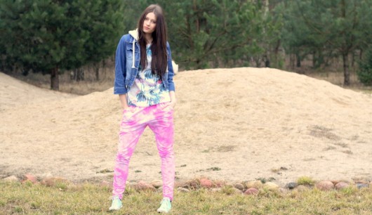 Spodnie PINK for SIS