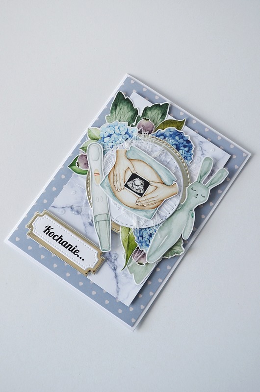 kartki scrapbooking Kartka Powiadomienie o ciąży: Kochanie Zostaniesz Tatą