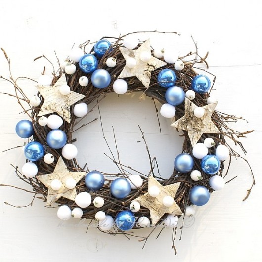 SNOWY BLUE wianek FloraArt