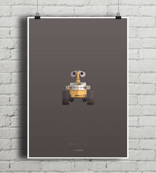 WALL-E - plakat minimalmill