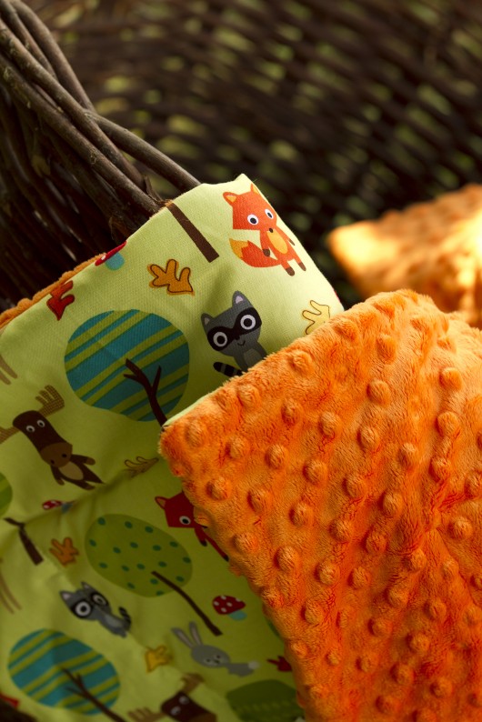 Mięciutki kocyk - las Minky and Cotton