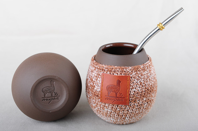 Ceramiczne matero,kubek do picia yerba mate. Mupka