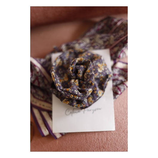 chokery Jedwabny choker