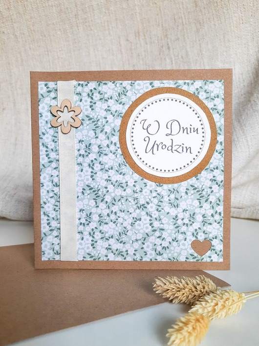 kartki scrapbooking Kartka Okolicznościowa Urodzinowa