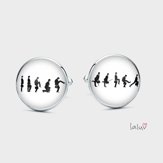 Spinki do mankietów SILLY WALK laluv