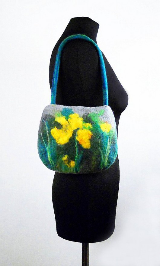 Jedwabnofilcowa Torebka: Living Bag filcant