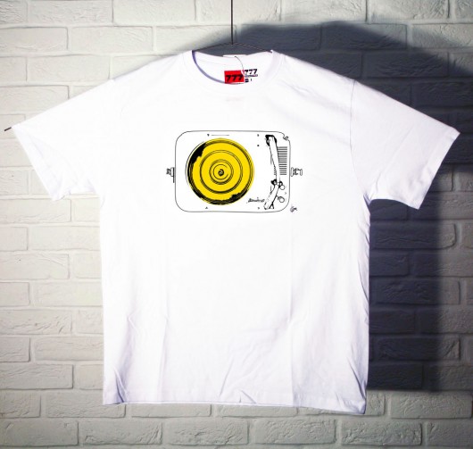 Koszulka T-JUB white yellow 777