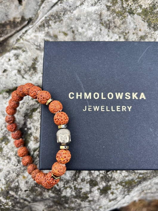 biżuteria męska Bransoletka męska Lawa Budda