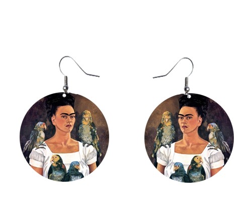 Frida z papugami KuKa