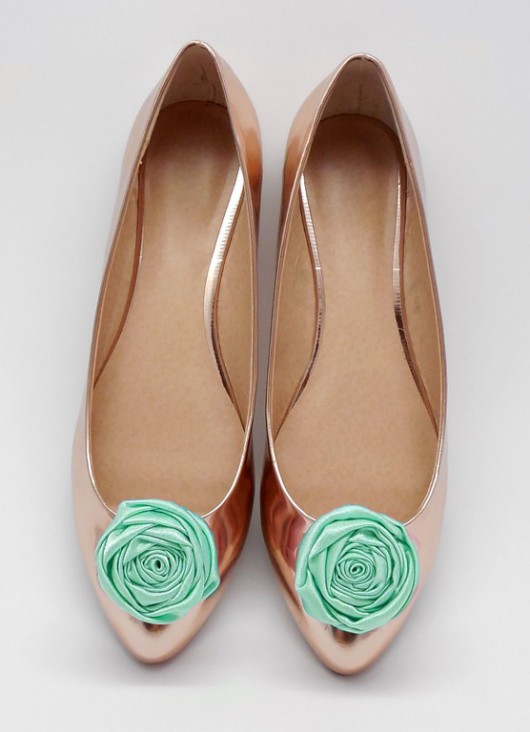 Minty Rose - klipsy do butów Coquet Coquet