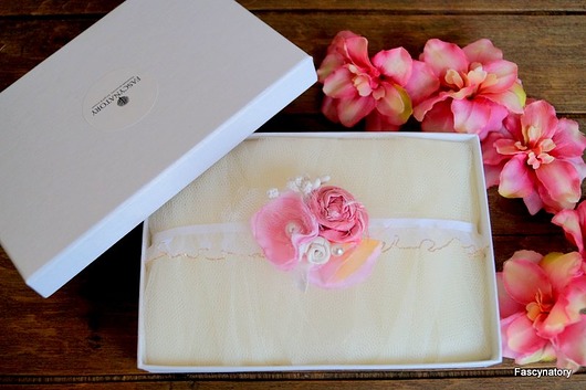 Podwiązka ślubna   w stylu Vintage Bridesline