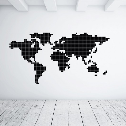 Mapa świata (222 x 114 cm) Puzzlove