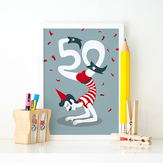 Plakat Cyrkowiec Marmolada Studio