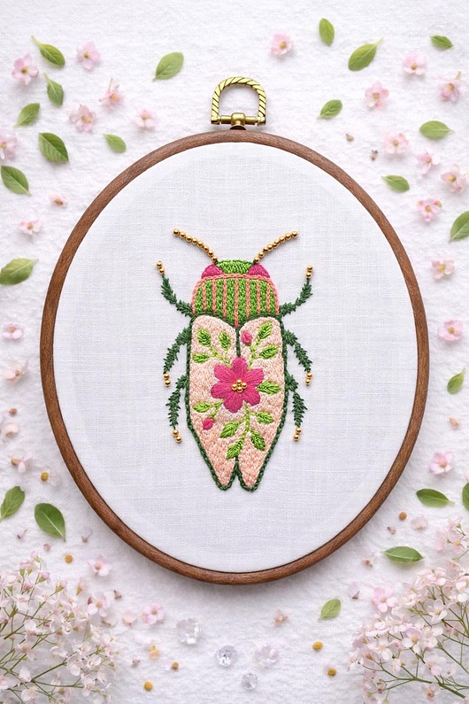 Ozdoby na ścianę Chrząszcz z Królewskiego Ogrodu.