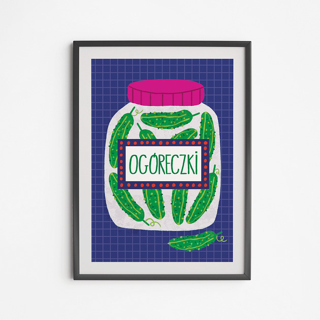 plakaty Plakat Ogóreczki