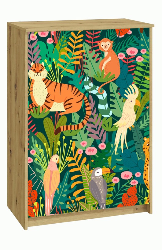 meble do pokoju dziecka Komoda/szafka boho do pokoju dziecięcego JUNGLE BOHO