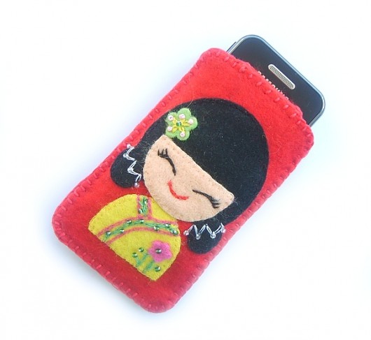 Etui na telefon Orient Girl Tulis