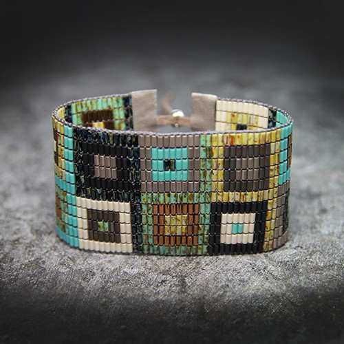 Codru - Bransoletka etniczna - beading Djenka