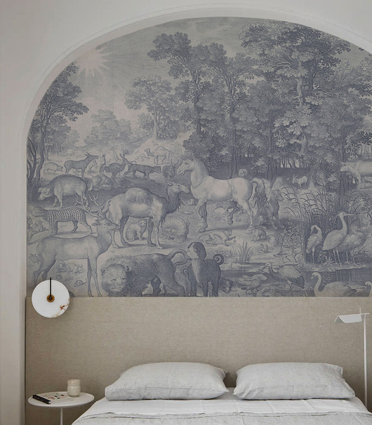 tapety i naklejki ścienne Tapeta Fauna Fresco Blue