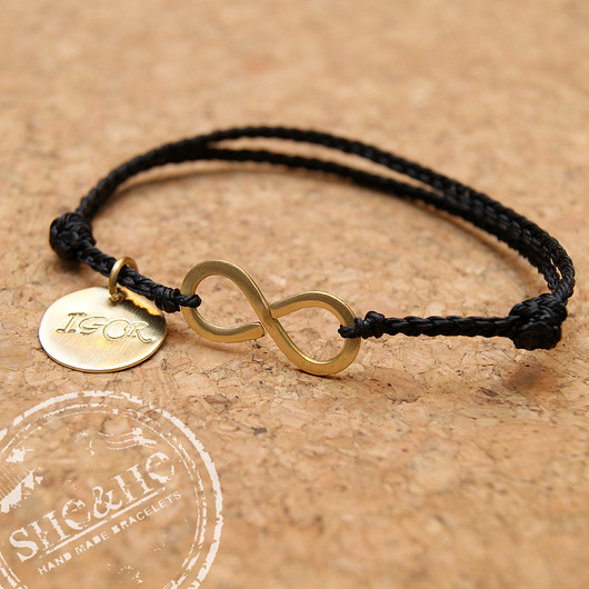 Nieskończoność -zawieszka ,  minibraid  SHEandHE