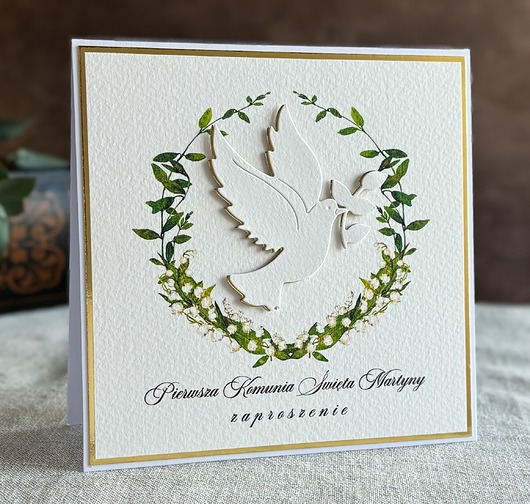 zaproszenia na komunię Zaproszenia na komunię, wzór 49B