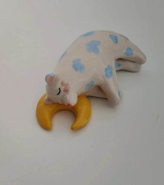 figurki i rzeźby Miś pdniebny