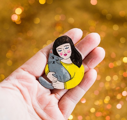 broszki Broszka Hanka i Popiołek