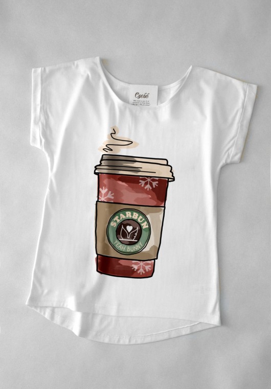 Tshirt - Chistmas Coffee - Starbuń deleted_12136308