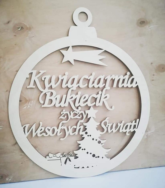 Bombka z Twoim tekstem  JJ Studio