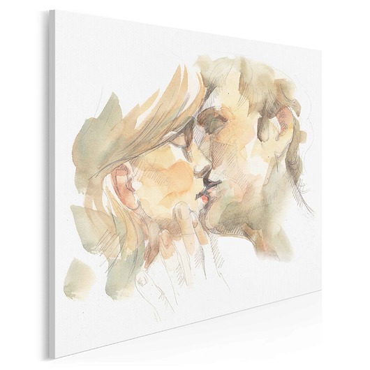 90002 Obraz na płótnie MIŁOŚĆ LOVE 80x80 VAKUdsgn