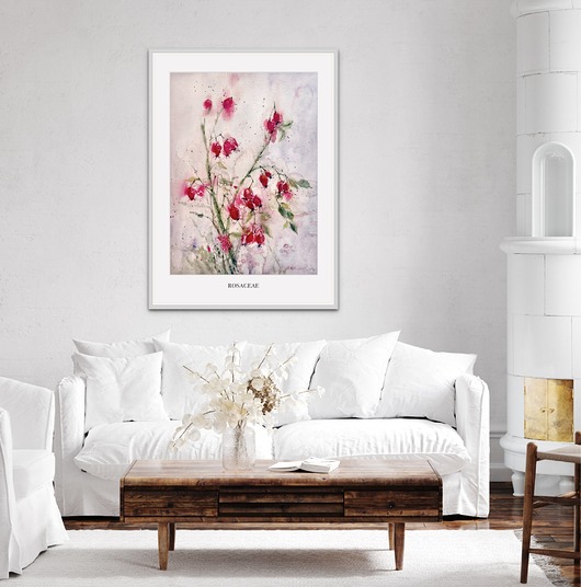 grafiki i ilustracje Dzika Róża / Fine art Print