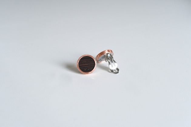 Kolczyki WOODEN NATURE WE - klips CU Earrings