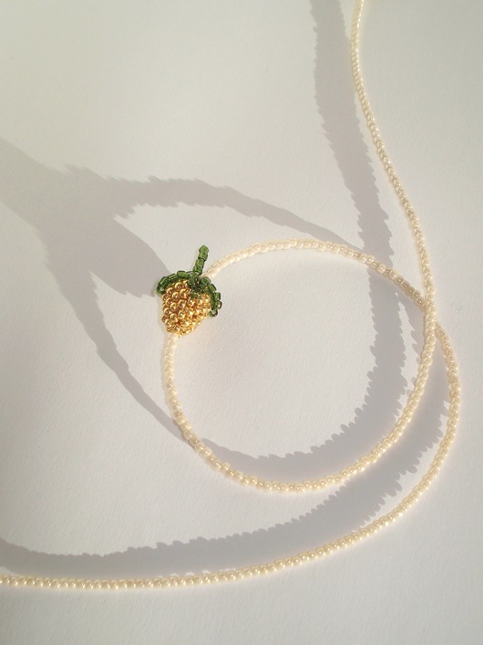 chokery Naszyjnik - lampone dorato