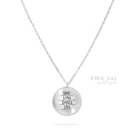 wisiory Dance - naszyjnik stalowy 20 mm