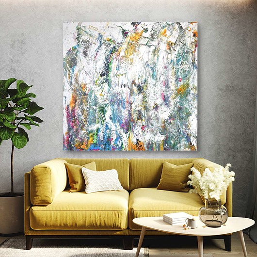 obrazy Obraz ręcznie malowany 80x80