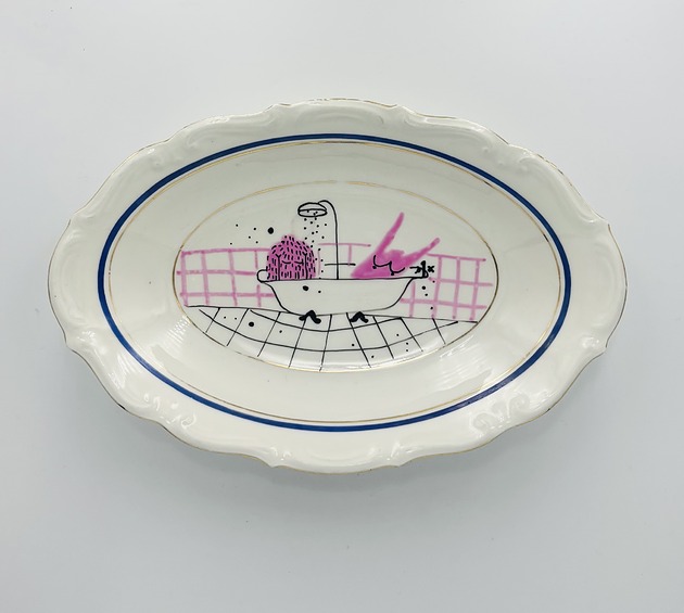 Ozdoby na ścianę Golasy w kąpieli