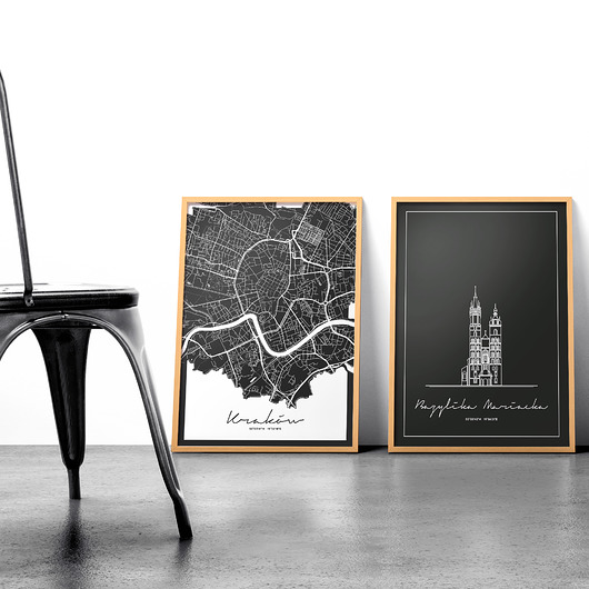 Zestaw 2 plakatów - Kraków Peszkowski Graphic