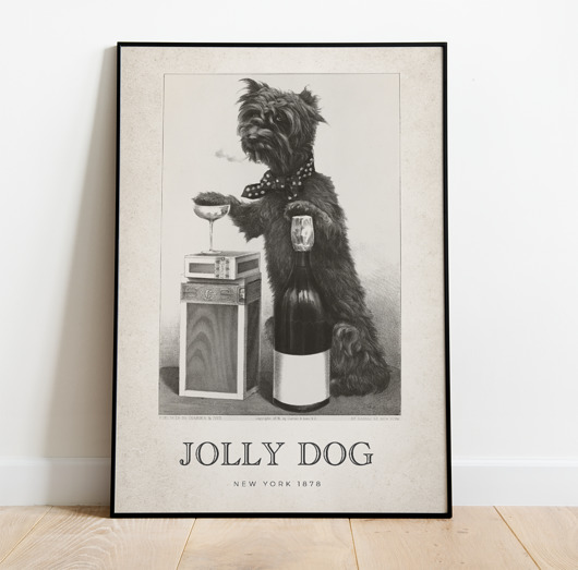 plakaty Plakat Vintage JOLLY DOG