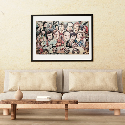 plakaty Plakat prasowy POLSKA MUNDIAL 1978, aut. Antoni Chodorkowski.