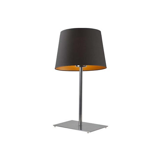 Lampka nocna GENUA czarny ze złotym wnętrzem LYSNE